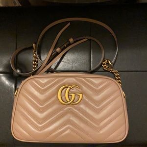 Gucci GG Small Matelasse Bag Dusty Pink